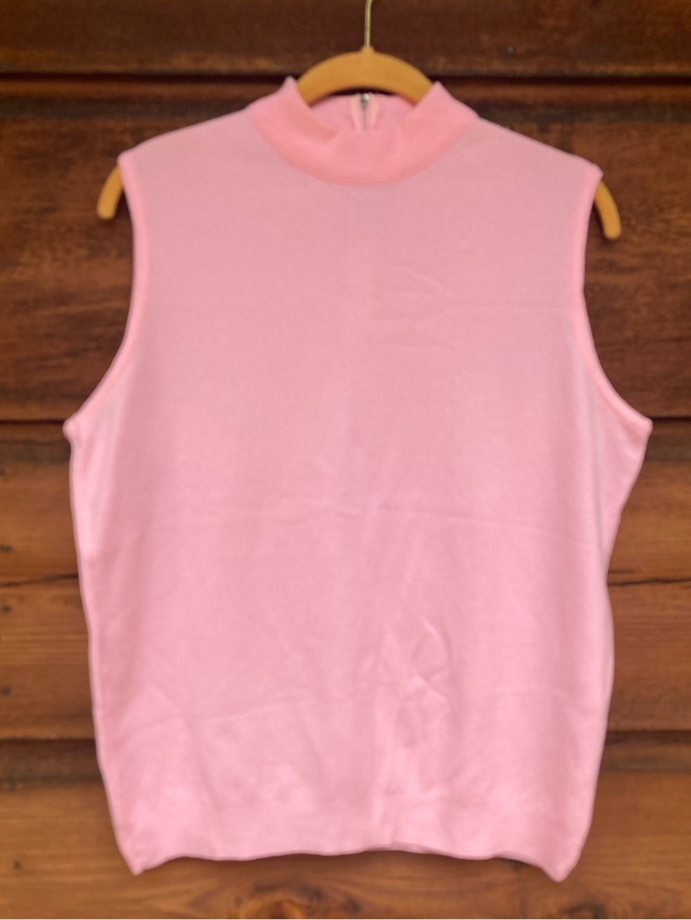 Sleeveless Mock Neck Sweater/Top